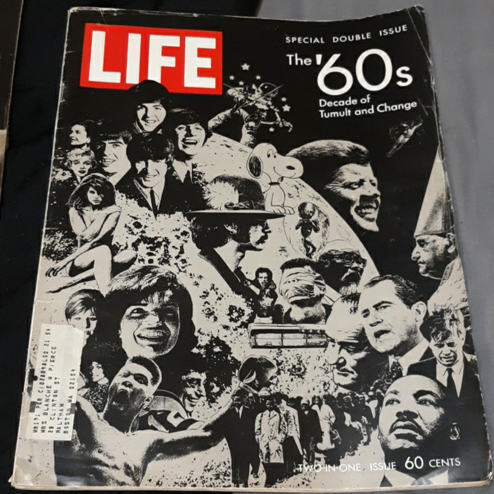 Life magazines from the 60's